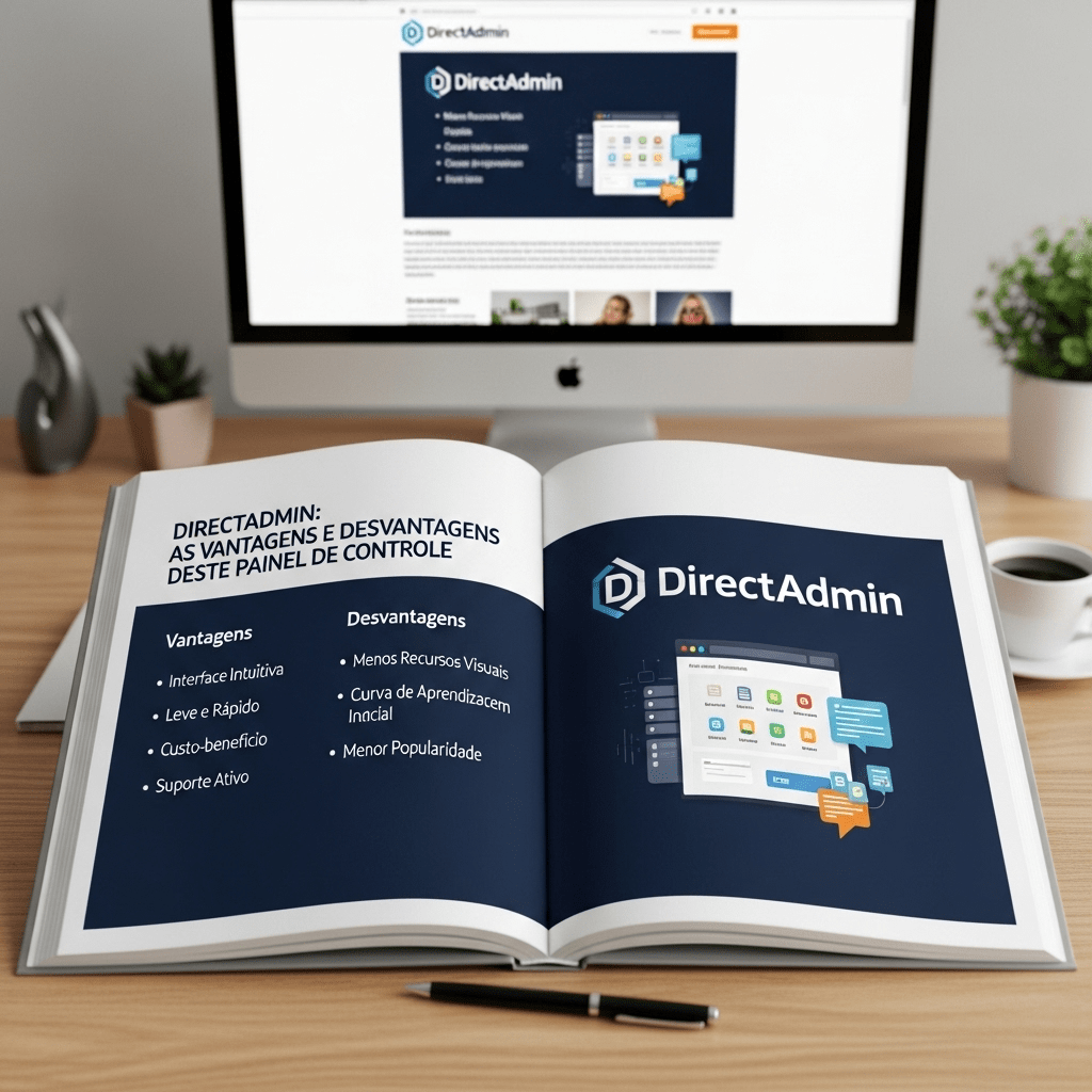 vantagens e desvantagens directadmin