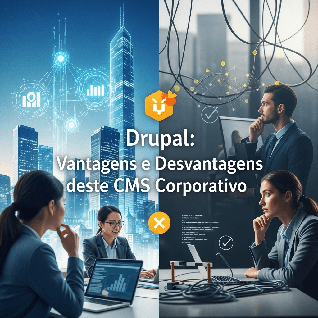drupal vantagens e desvantagens