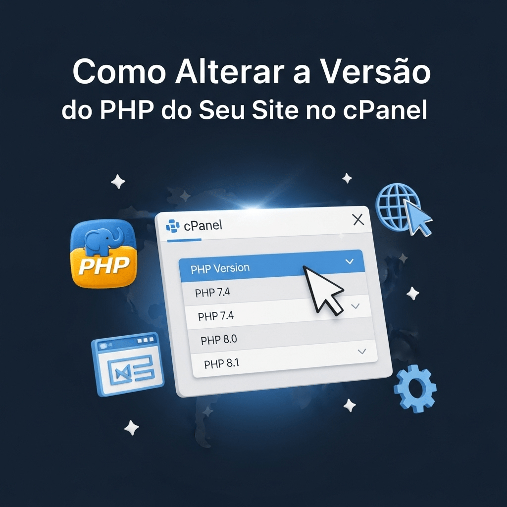 alterar versão php no cpanel