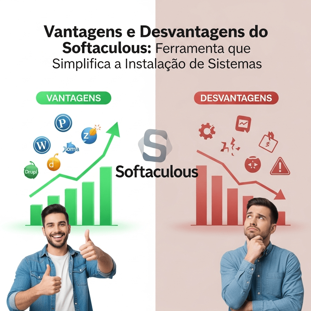vantagens e desvantagens softaculous