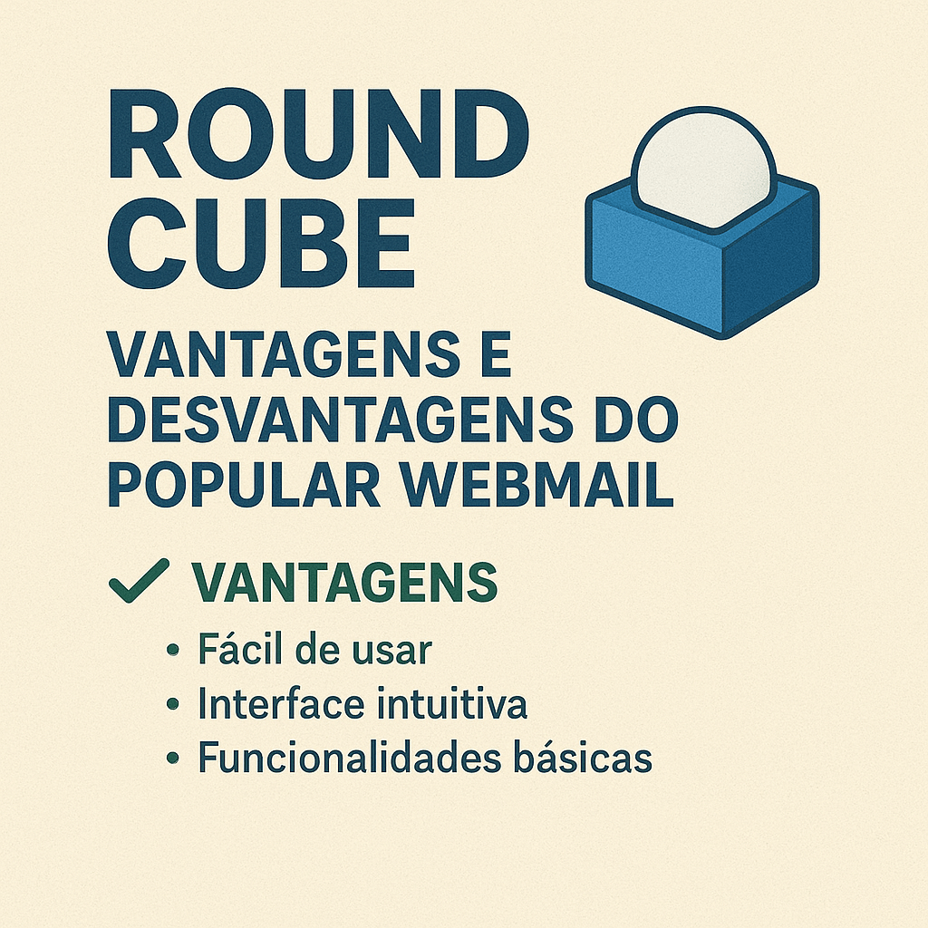 vantagens e desvantagens webmail roundcube