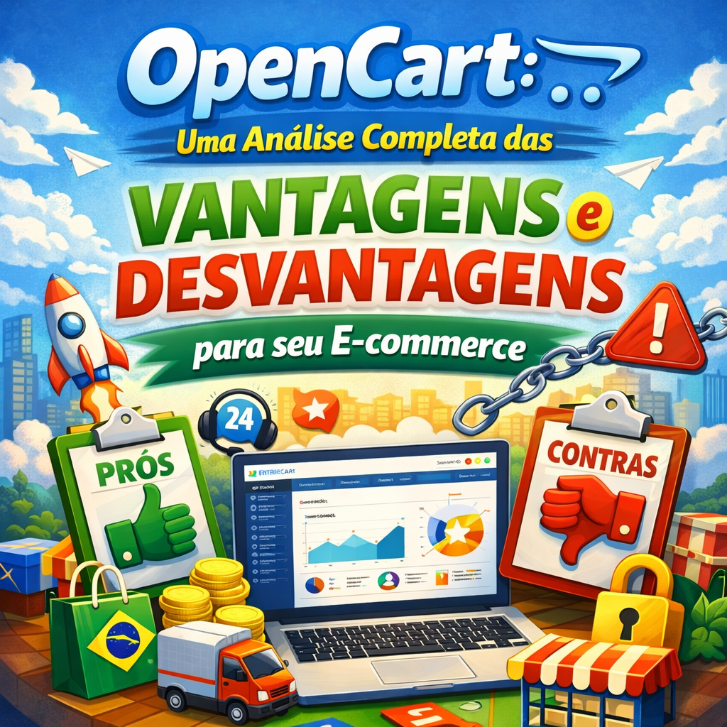 opencart vantagens e desvantagens