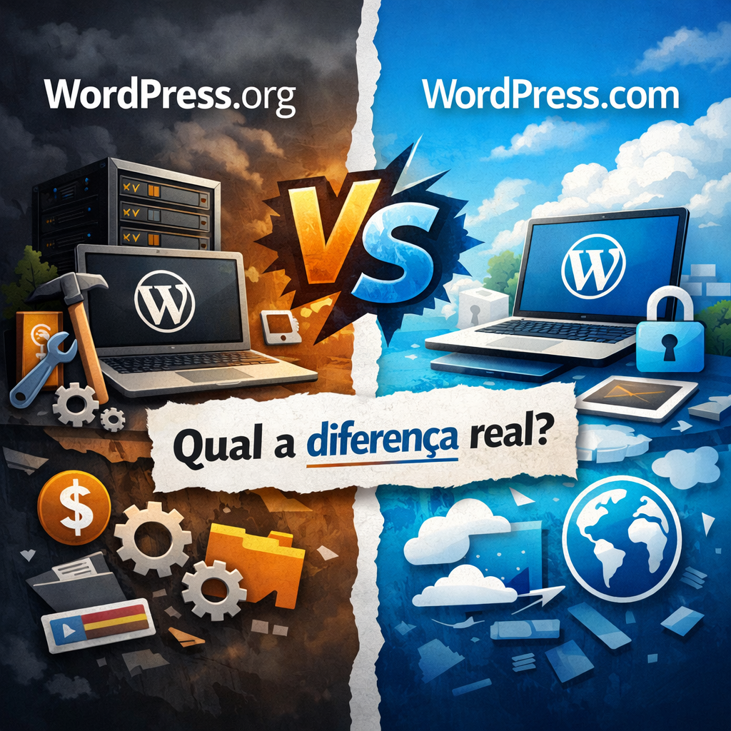 WordPress.org vs. WordPress.com: Qual a diferença real?
